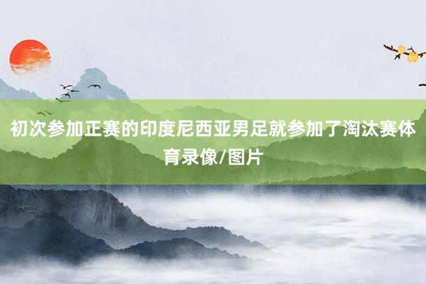 初次参加正赛的印度尼西亚男足就参加了淘汰赛体育录像/图片