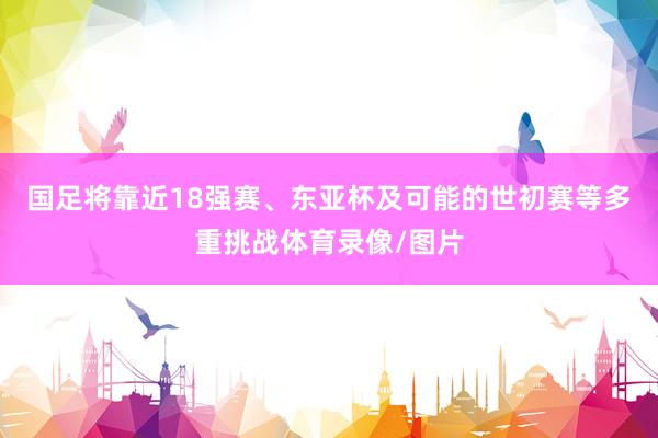 国足将靠近18强赛、东亚杯及可能的世初赛等多重挑战体育录像/图片