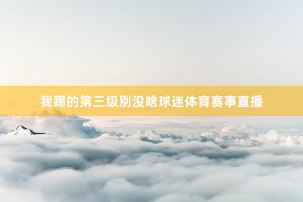 我踢的第三级别没啥球迷体育赛事直播