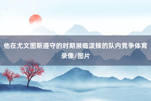 他在尤文图斯遵守的时期濒临泼辣的队内竞争体育录像/图片
