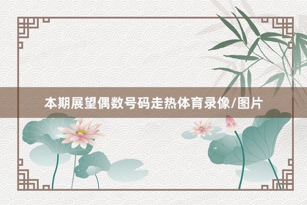 本期展望偶数号码走热体育录像/图片