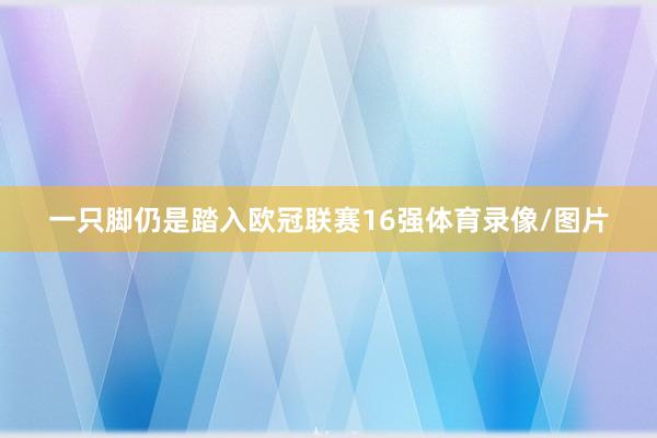 一只脚仍是踏入欧冠联赛16强体育录像/图片
