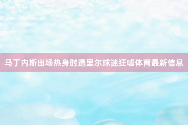 马丁内斯出场热身时遭里尔球迷狂嘘体育最新信息