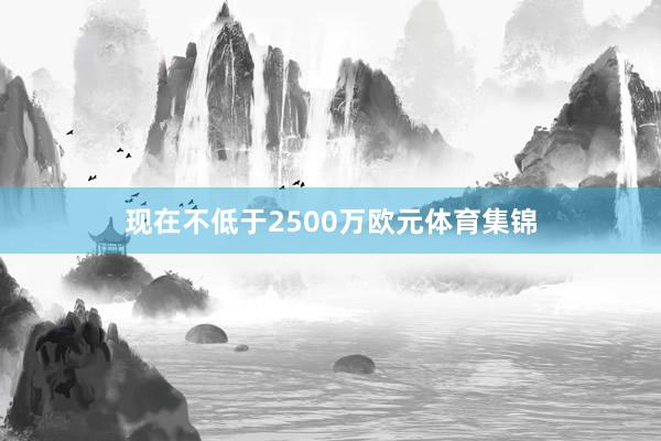 现在不低于2500万欧元体育集锦